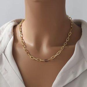 18k Gold  Plated Link Chain Necklace
